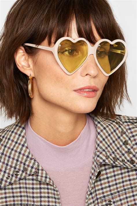 gucci heart shaped glasses